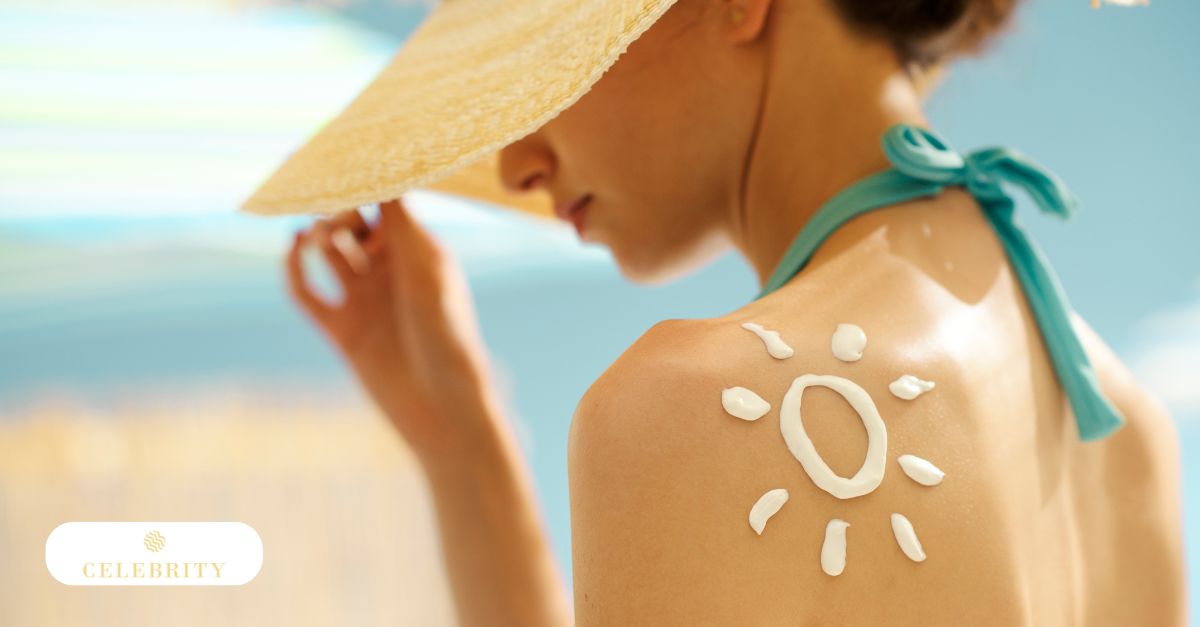A woman applies sunscreen to her arm, illustrating the need to avoid sun exposure during laser hair removal