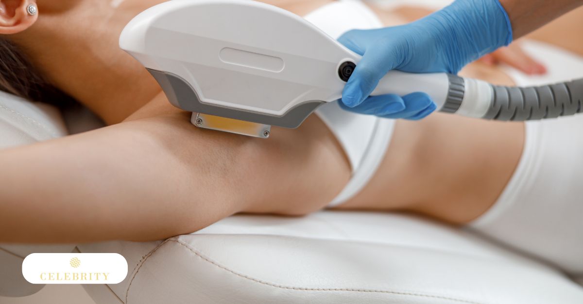 A room designed for laser treatments at a clinic