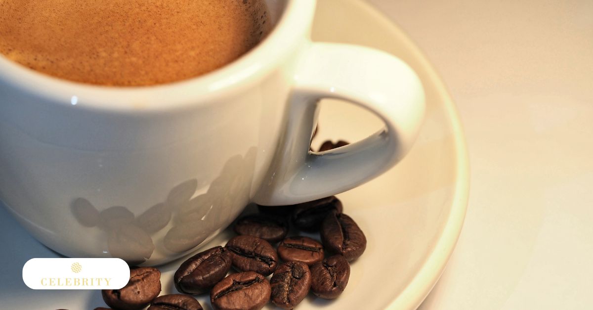 Cup of coffee representing caffeine intake considerations after PRP hair treatment