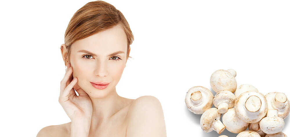 How do mushrooms affect skin?