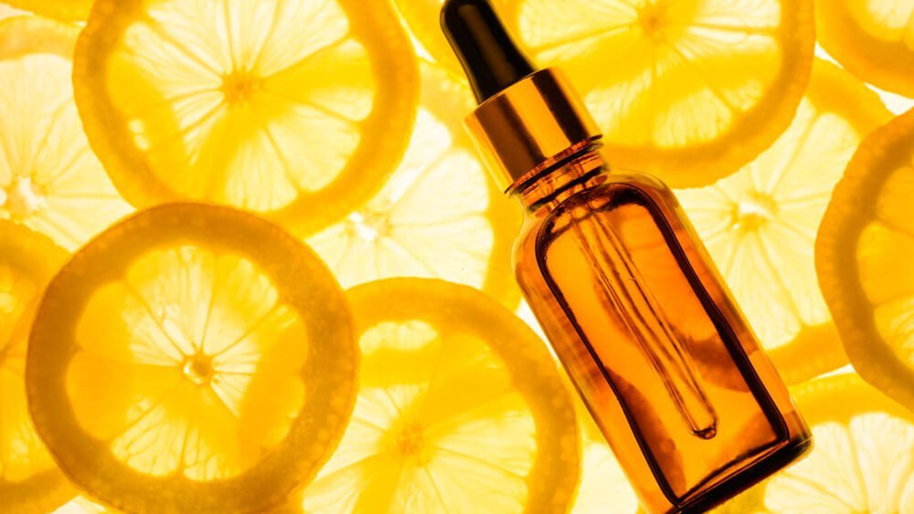 Citrus essential oil vitamin C serum aroma therapy