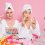 Women makeup by using cosmetic products