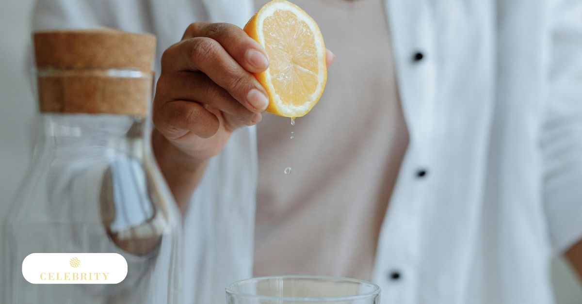 Close-up of lemon juice being squeezed, used to highlight the debate around using lemon on your face.