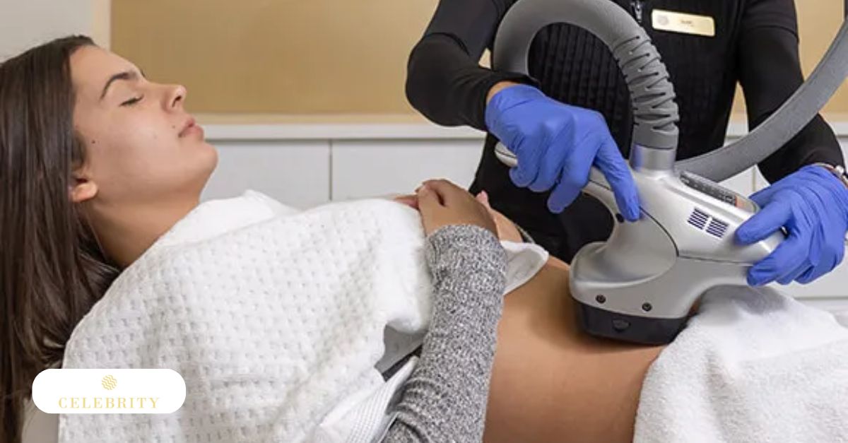 A client undegoing VelaShape II treatment at Celebrity Laser Clinic