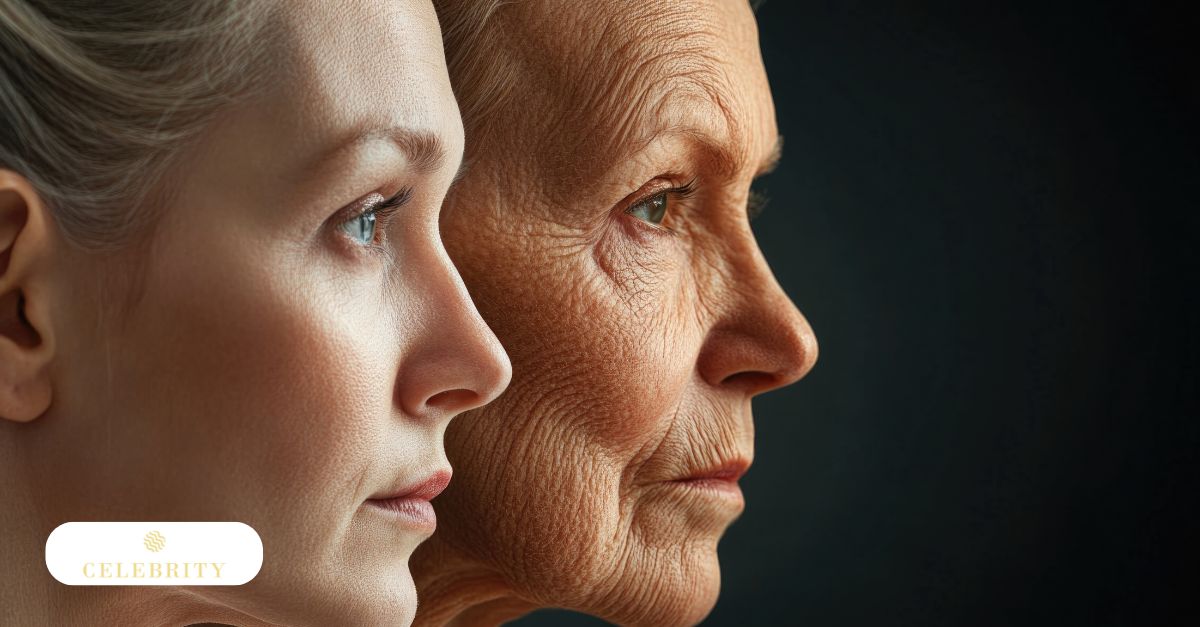 A portrayal of a female persona reflecting the changes of age
