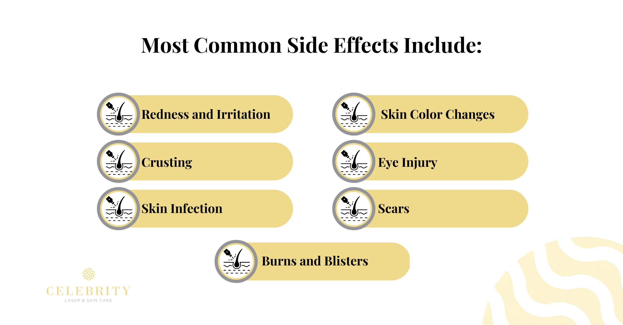 Side Effects of laser hair removal