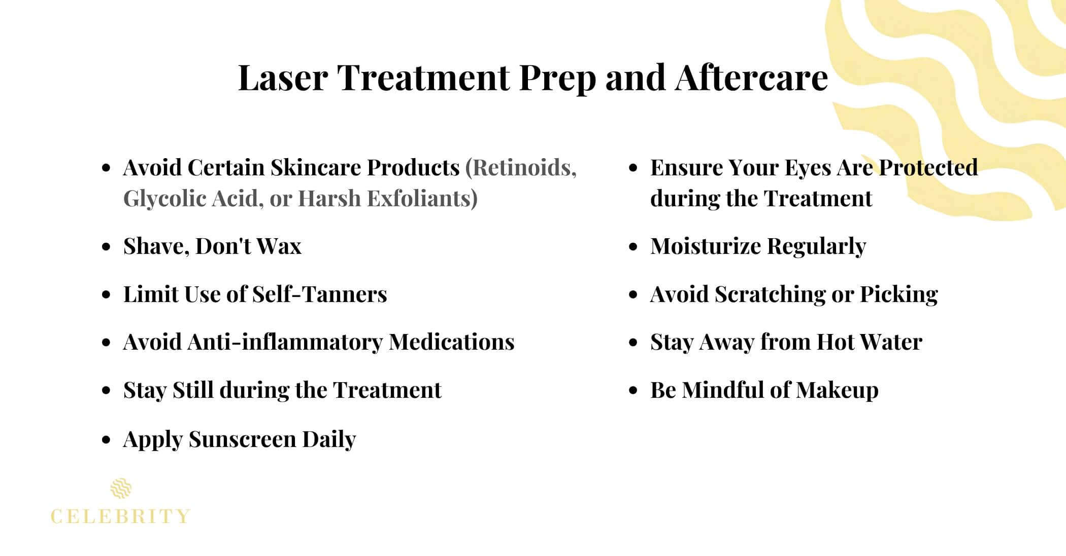 Laser Treatment Prep and Aftercare