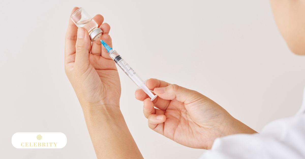 A clinician preparing injectable products, representing the cost difference between Botox and Dysport treatments