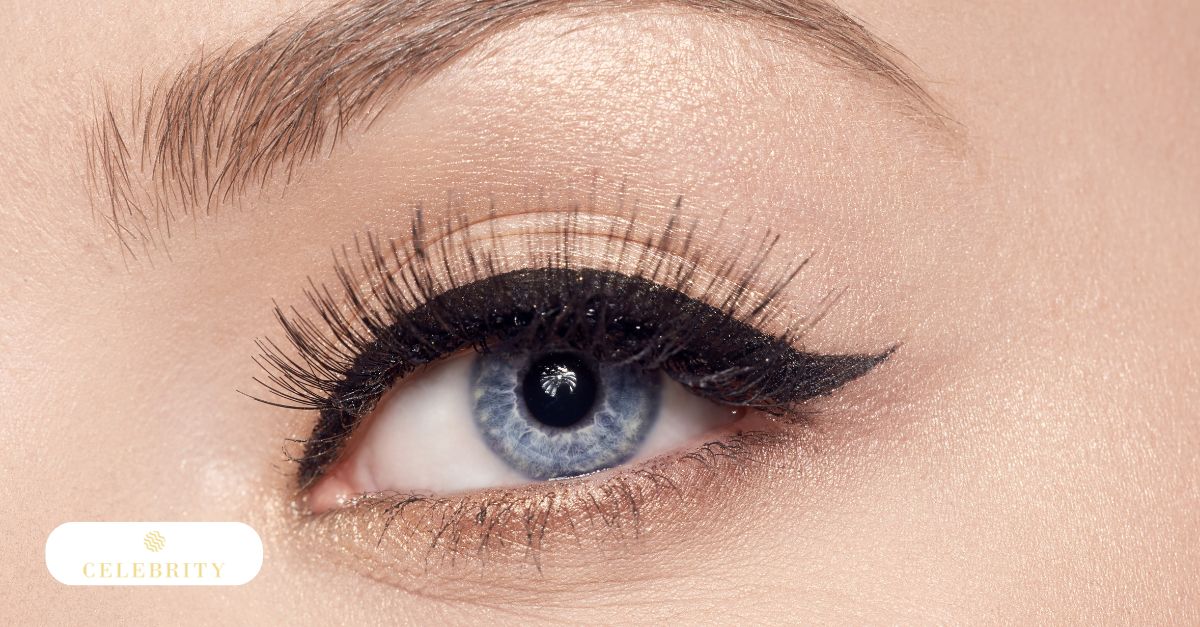 Close-up image of a woman's eyeliner, demonstrating the results of permanent eyeliner treatment