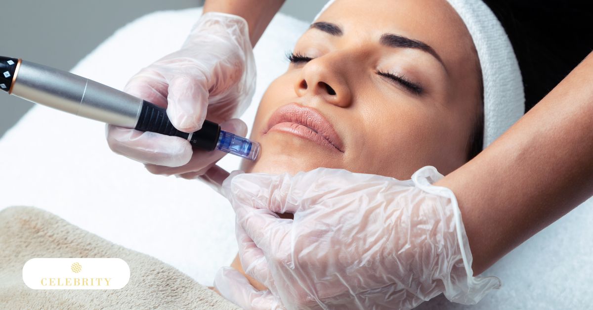 Microneedling treatment performed at Celebrity Laser & Skin Care.
