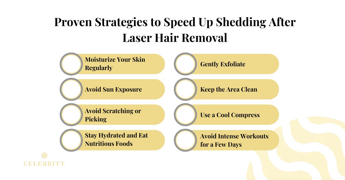 Proven Strategies to Speed Up Shedding After Laser Hair Removal