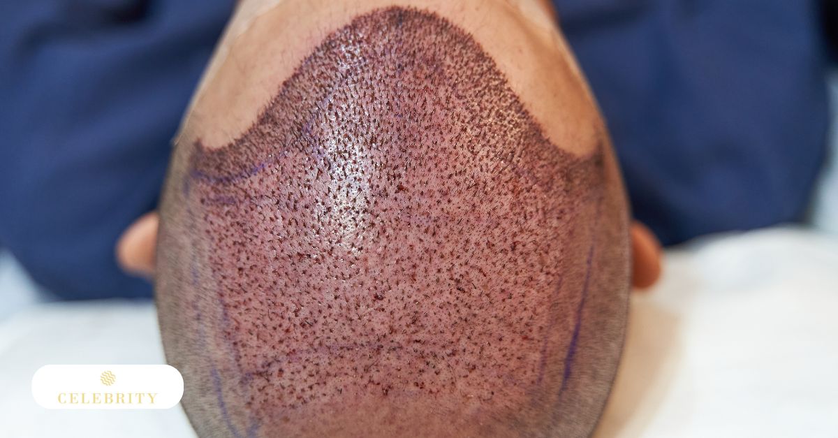 Hair transplant procedure close-up used to compare PRP vs hair transplant treatments